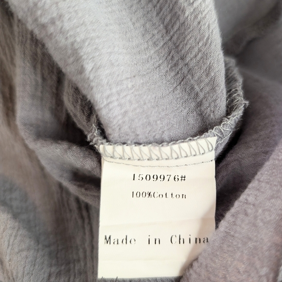 Just Fashion Now tunic xl crochet style around neck greyish color - Picture 5 of 8